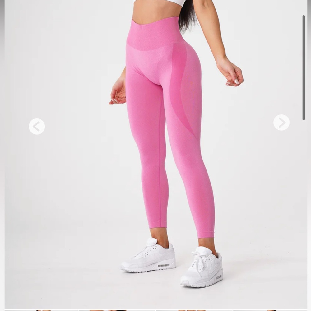 NVGTN Bubble Gum Pink Contour Seamless Leggings
